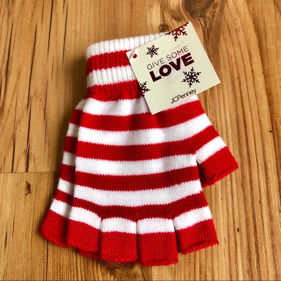 jcpenney Accessories - 3/$15 NEW Glove Red White Women’s